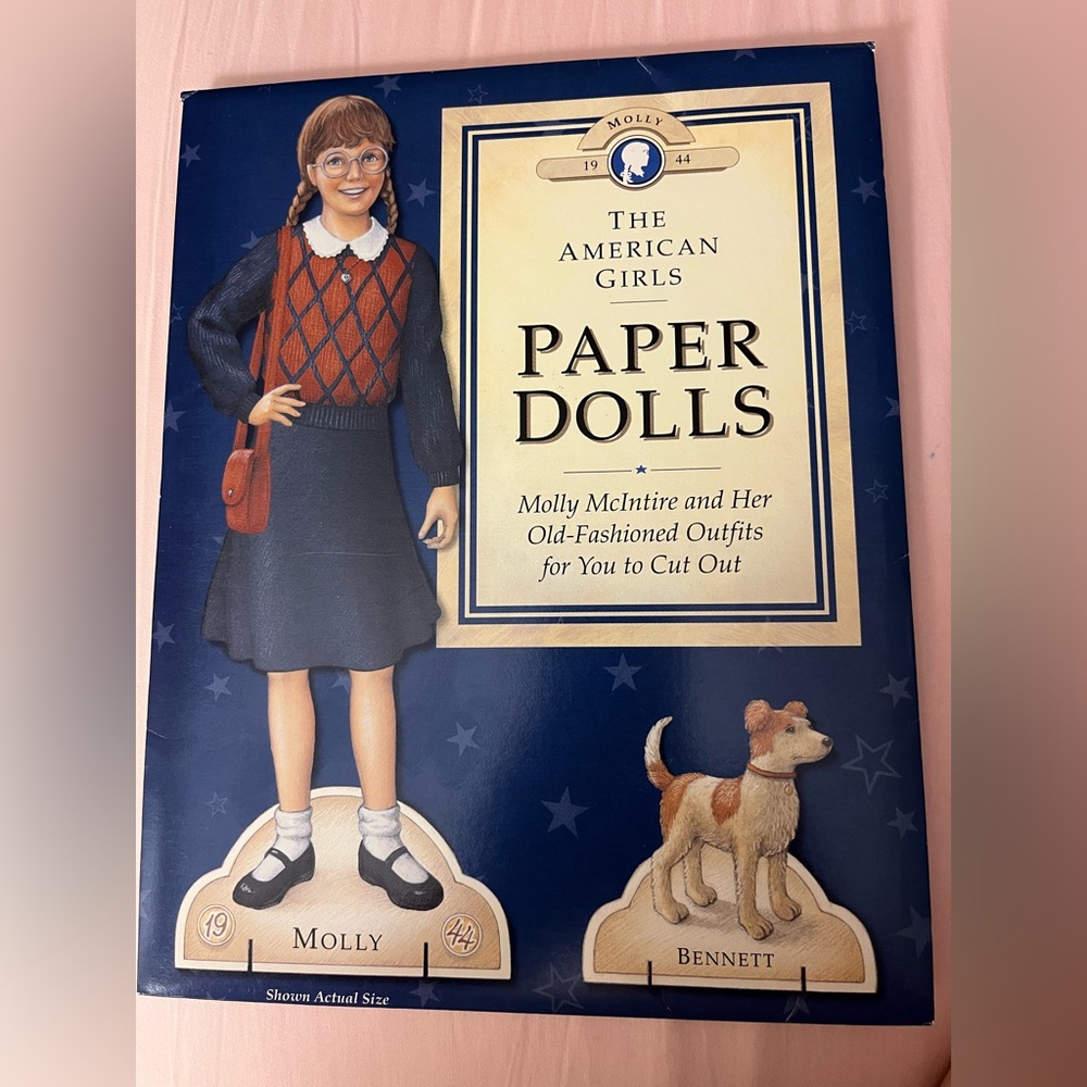 American Girl Molly Paper Dolls 
Vintage (Pleasant Company) 1996